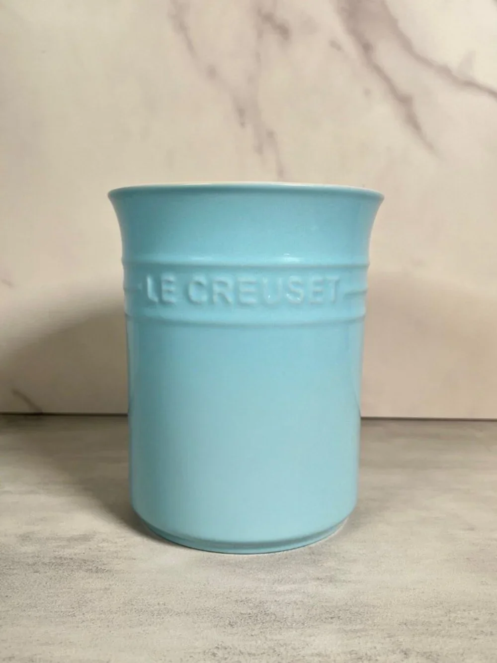 Le Creuset Sky Blue 1 L Utensil Crock - NEW